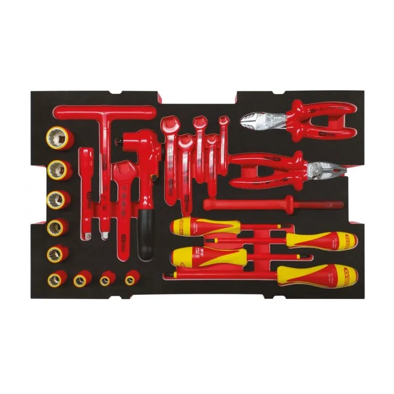 Module d'outillage isolé pour boite SCM . 25 pcs KSTOOLS 716.0025 | 716.0025 Module d'outillage isolé pour boite SCM . 25 pcs KSTOOLS 716.0025 | 716.0025