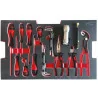 Module de vissage et pinces pour boites de transport SCM . 28 pcs KSTOOLS 716.0028 | 716.0028
