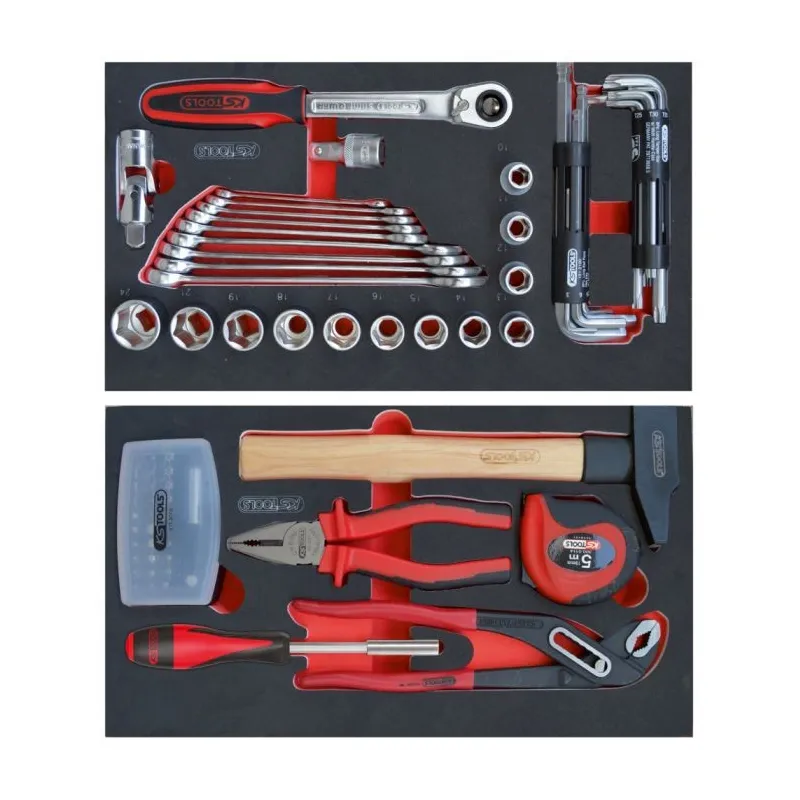 Composition 77 outils pour servante mobile bi-matière 850.0340 KSTOOLS 800.0077 | 800.0077 Composition 77 outils pour servante mobile bi-matière 850.0340 KSTOOLS 800.0077 | 800.0077