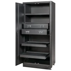 Armoire de rangement haute à 2 tiroirs . L. 903 x l. 518 x H. 1950 mm KSTOOLS 810.8057 | 810.8057