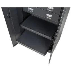 Armoire de rangement haute à 2 tiroirs . L. 903 x l. 518 x  H. 1950 mm KSTOOLS 810.8057 | 810.8057