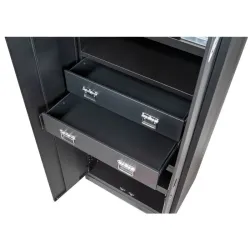 Armoire de rangement haute à 2 tiroirs . L. 903 x l. 518 x  H. 1950 mm KSTOOLS 810.8057 | 810.8057
