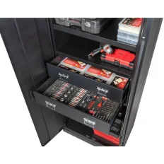 Armoire de rangement haute à 2 tiroirs . L. 903 x l. 518 x H. 1950 mm KSTOOLS 810.8057 | 810.8057