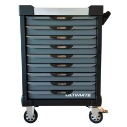 Servante ULTIMATE noire et grise . 9 tiroirs KSTOOLS 816.0009 | 816.0009