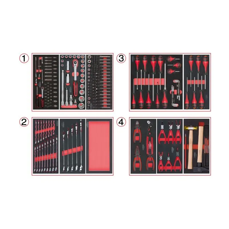 Servante ULTIMATE grise et noire 5 tiroirs équipée de 241 outils KSTOOLS 816.5241 | 816.5241 Servante ULTIMATE grise et noire 5 tiroirs équipée de 241 outils KSTOOLS 816.5241 | 816.5241