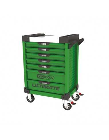 Servante ULTIMATE verte . 7 tiroirs KSTOOLS 817.0007