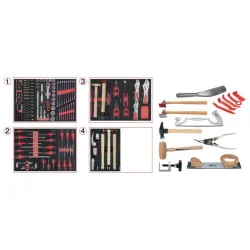 Servante One by One 7 tiroirs spéciale carrosserie . 177 pcs KSTOOLS 823.7177 | 823.7177