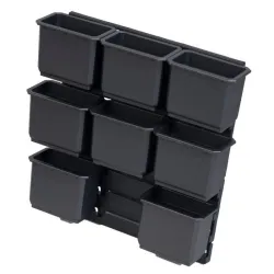 Lot d'inserts pour boite de transport SCM . 9 pièces KSTOOLS 850.0376 | 850.0376