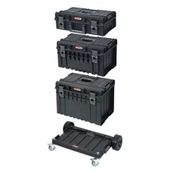 Ensemble de caisses SCM avec chariot de transport . 4 pièces KSTOOLS 850.0377 | 850.0377