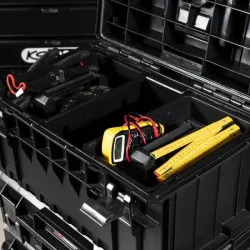 Ensemble de caisses SCM avec chariot de transport . 4 pièces KSTOOLS 850.0377 | 850.0377