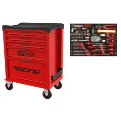 Servante RACING 5 tiroirs + composition 84 pièces KSTOOLS 855.5084 | 855.5084