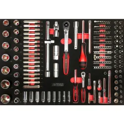 Servante RACING 5 tiroirs + composition 264 pièces KSTOOLS 855.5134 | 855.5134
