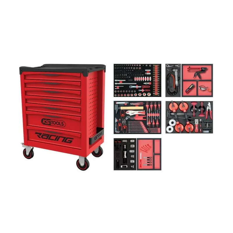 Servante RACING 7 tiroirs + composition pare brise . 232 pcs KSTOOLS 855.7232 | 855.7232 Servante RACING 7 tiroirs + composition pare brise . 232 pcs KSTOOLS 855.7232 | 855.7232