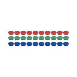 Jeu d'aimants rouges Ø25mm . 10pcs KSTOOLS 860.0882 | 860.0882