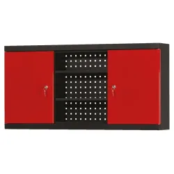 Plateau mural pré-percé pour fixation de crochets et accessoires . avec 2 portes KSTOOLS 865.0009 | 865.0009