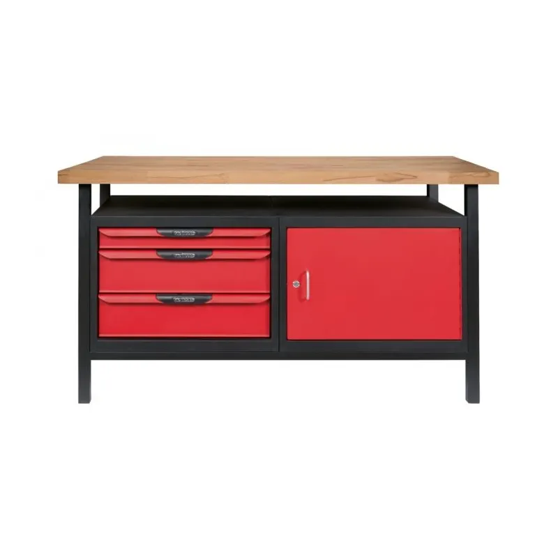 Etabli professionnel d'atelier 1 porte et 3 tiroirs . L. 1 .4m KSTOOLS 865.0140 | 865.0140 Etabli professionnel d'atelier 1 porte et 3 tiroirs . L. 1 .4m KSTOOLS 865.0140 | 865.0140