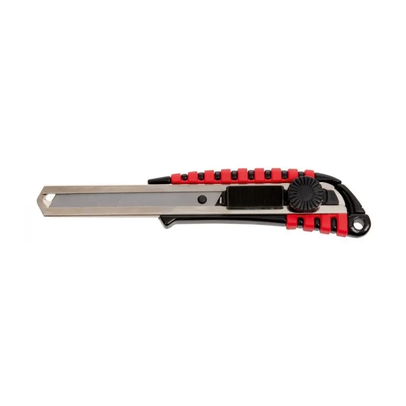 Cutter manche bi-matière à retour de lame automatique . 18 mm- L.190mm KSTOOLS 907.2141 | 907.2141 Cutter manche bi-matière à retour de lame automatique . 18 mm- L.190mm KSTOOLS 907.2141 | 907.2141