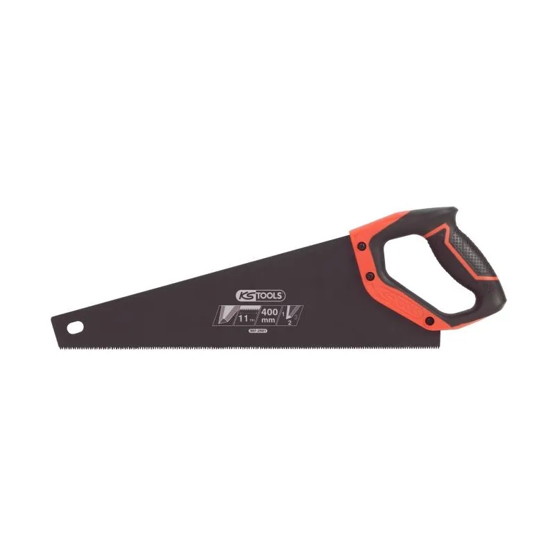 Scie égoine travaux de precision 400mm . 3 angles de coupe 11TPI . poignée bi-mat. KSTOOLS 907.2501 | 907.2501 Scie égoine travaux de precision 400mm . 3 angles de coupe 11TPI . poignée bi-mat. KSTOOLS 907.2501 | 907.2501