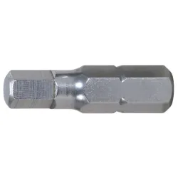 Boite de 5 embouts de vissage INOX 6 pans 1/4" 4 mm  - L.25 mm KSTOOLS 910.2258 | 910.2258