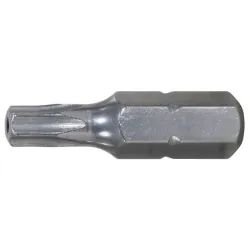 Boite de 5 embouts de vissage INOX TORX® percé 1/4" TB25 - L.25 mm KSTOOLS 910.2351 | 910.2351