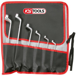 Jeu de 6 clés polygonales contre-coudées TORX® - en trousse KSTOOLS 911.0360 | 911.0360