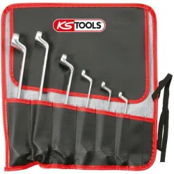 Jeu de 6 clés polygonales contre-coudées TORX® - en trousse KSTOOLS 911.0360 | 911.0360