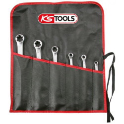 Jeu de 6 clés polygonales droites TORX® - en trousse KSTOOLS 911.0370 | 911.0370