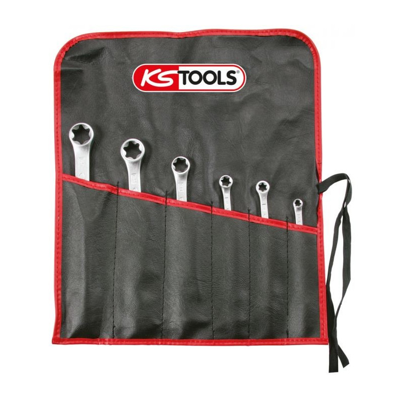 Jeu de 6 clés polygonales droites TORX® - en trousse KSTOOLS 911.0370 | 911.0370 Jeu de 6 clés polygonales droites TORX® - en trousse KSTOOLS 911.0370 | 911.0370