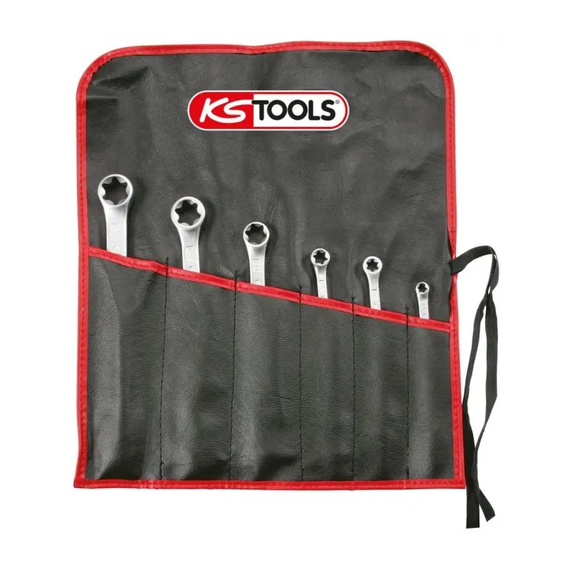 Jeu de 6 clés polygonales droites TORX® - en trousse KSTOOLS 911.0370 | 911.0370 Jeu de 6 clés polygonales droites TORX® - en trousse KSTOOLS 911.0370 | 911.0370