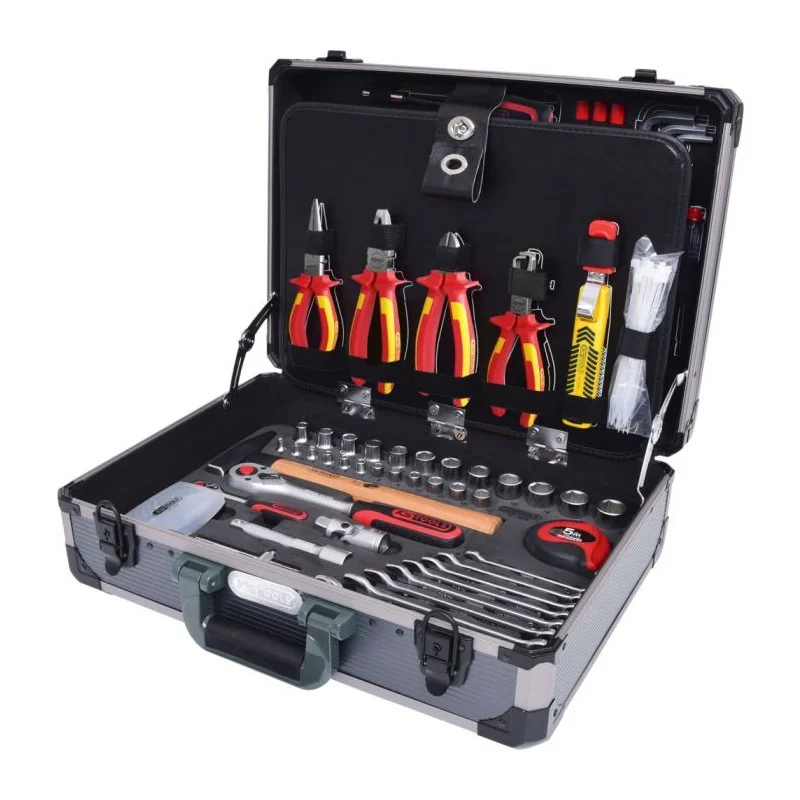 Valise d'électricien 1/4" + 1/2“ . 128 pièces KSTOOLS 911.0628 | 911.0628 Valise d'électricien 1/4" + 1/2“ . 128 pièces KSTOOLS 911.0628 | 911.0628
