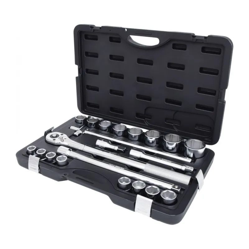 Coffret de douilles 6 pans métriques et accessoires 3/4" . 21 pièces KSTOOLS 911.0721 | 911.0721 Coffret de douilles 6 pans métriques et accessoires 3/4" . 21 pièces KSTOOLS 911.0721 | 911.0721