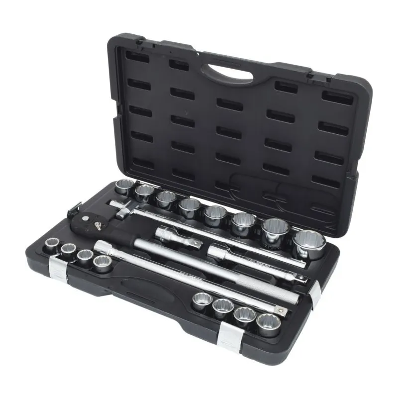 Coffret de douilles 12 pans en pouces et accessoires 3/4" . 21 pièces KSTOOLS 911.0751 | 911.0751 Coffret de douilles 12 pans en pouces et accessoires 3/4" . 21 pièces KSTOOLS 911.0751 | 911.0751
