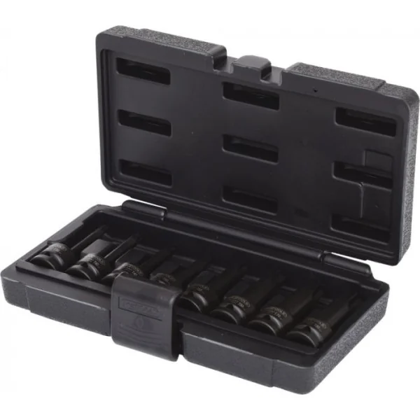 Jeu de douilles longues à chocs TORX® T30-80 1/2" . 8 pièces KSTOOLS 911.0901 | 911.0901 Jeu de douilles longues à chocs TORX® T30-80 1/2" . 8 pièces KSTOOLS 911.0901 | 911.0901