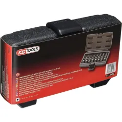 Jeu de douilles mâles à chocs 6 pans 1/2" . L.75 mm - 8 pcs KSTOOLS 911.0902 | 911.0902