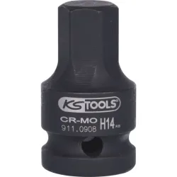 Douille tournevis à chocs 6 pans 1/2’’ . 14 mm KSTOOLS 911.0908 | 911.0908