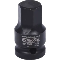 Douille tournevis à chocs 6 pans 1/2’’ . 17 mm KSTOOLS 911.0909 | 911.0909