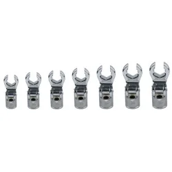 Jeu de clés à tuyauter à tête pivotante . 7 pièces KSTOOLS 911.1750 | 911.1750