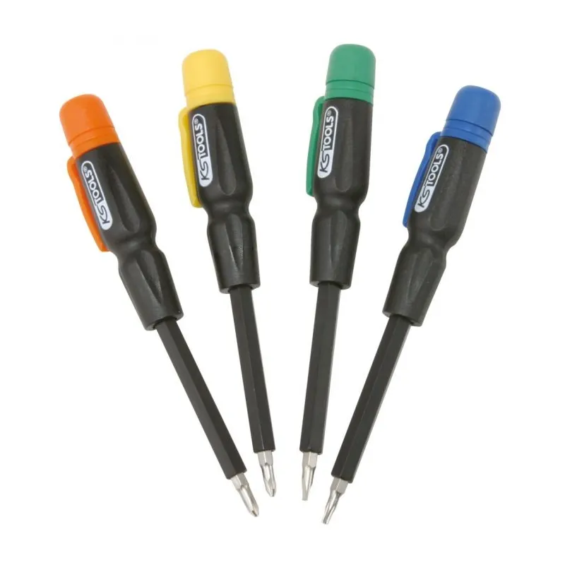 Jeu de 4 tournevis éléctroniques 4 en 1 KSTOOLS 911.2175 | 911.2175