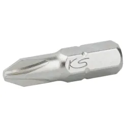 Boîte de 5 embouts de vissage PHILLIPS® . L.25 mm - 1/4'' - PH0 KSTOOLS 911.2394 | 911.2394