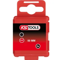 Boîte de 5 embouts de vissage XZN® . L.50 mm - 1/4" - M3 KSTOOLS 911.2702 | 911.2702