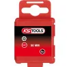 Boite de 5 embouts de vissage TORX® percé . L.50 mm - 1/4" - TB7 KSTOOLS 911.2771 | 911.2771
