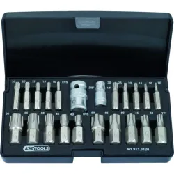 Jeu d'embouts TORX plus . 23pcs KSTOOLS 911.3120 | 911.3120
