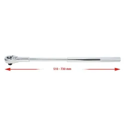 Cliquet téléscopique 3/4" - 24 dents - L.510 à 730 mm KSTOOLS 911.3490 | 911.3490