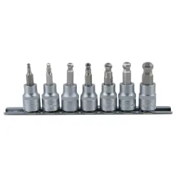 Rail de 7 douilles tournevis 6 pans sphérique ULTIMATE® 3/8'' KSTOOLS 911.3922 | 911.3922
