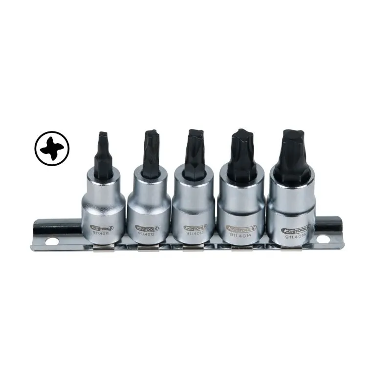 Jeu de douilles tournevis MORTORq® 3/8" . 5 pcs KSTOOLS 911.4010 | 911.4010 Jeu de douilles tournevis MORTORq® 3/8" . 5 pcs KSTOOLS 911.4010 | 911.4010