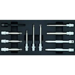 Coffret de 11 douilles tournevis pour vis de culasse KSTOOLS 911.4460 | 911.4460