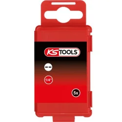 Boîte de 5 embouts de vissage SPANNER® . L.75 mm - 1/4" - 4 mm KSTOOLS 911.7723 | 911.7723