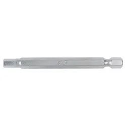Boîte de 5 embouts de vissage 6 pans . L.75 mm - 1/4" - 4 mm KSTOOLS 911.7761 | 911.7761