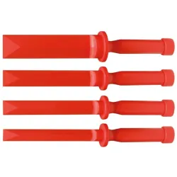 Jeu de grattoirs plats en PVC souple . 4 pièces KSTOOLS 911.8130 | 911.8130