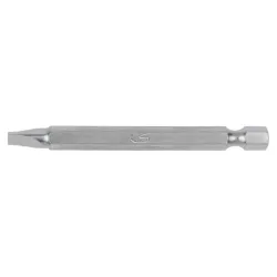 Boîte de 5 embouts de vissage Fente . L.75 mm - 1/4'' - 2 .5 mm KSTOOLS 911.8405 | 911.8405